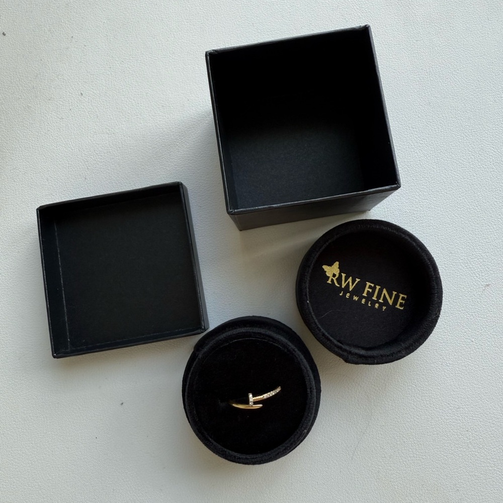 RW Fine Jewelry “Mona” 14k Gold & Diamond Ring